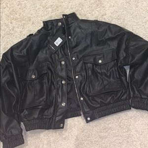 Fashion nova leather jacket